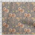 thumbnail image 6 of Soimoi Chinese Floral Print,Cotton Cambric, Quilting Fabric Sold by The Yard 42 Inch Wide, Medium Weight Cotton Fabric, SewingSupplies,Light Brown, 6 of 6