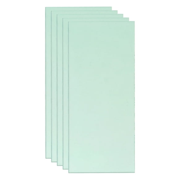 Uxcell 5pack Welding Helmet Inner Cover Lens 4.13"x1.81"x0.04" for Darkening Welding Filter