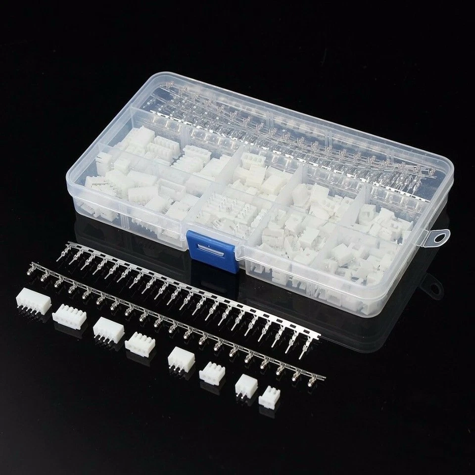 CIRCLE- 560Pcs 2-5Pin Jst-Xh 2.54Mm Wire Male Female Housing Connector Bare Terminal Kit
