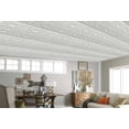thumbnail image 4 of Dundee Deco's Modern Pearl White Shapes Glue Up Ceiling Panels, 2 ft. X 2 ft. (4 sq ft.) each, Pack of 10, 4 of 5