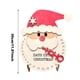 thumbnail image 1 of Calendario de Adviento colgante de Navidad para 24 días, decoración de cuenta regresiva de Navidad, Papá Noel rojo y blanco, copo de nieve, alce, diseño de madera, 1 of 4
