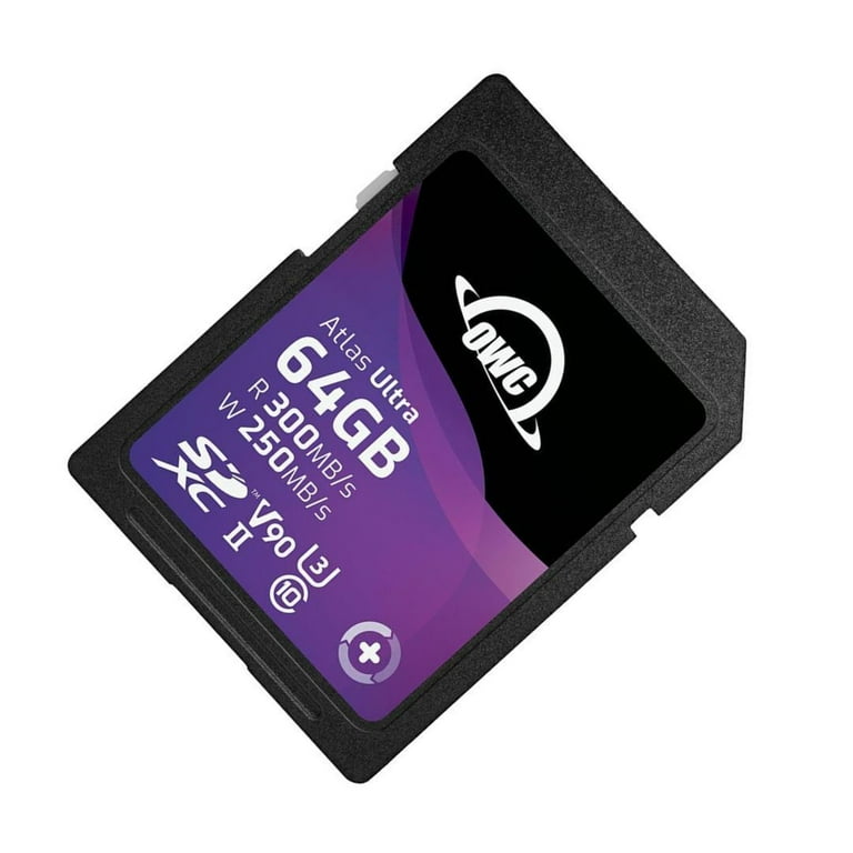 OWC 64GB Atlas Ultra UHS-II SDXC Memory Card with Dual SD-Slot