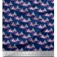 thumbnail image 1 of Soimoi Rayon Crepe Fabric Triangle Small Print Fabric by The Yard 46 Inch Wide, 1 of 1