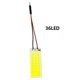 thumbnail image 1 of blanco coche led domo mapa luz de lectura auto interior panel lámpara 18 24 36 48 smd cob w5w t10 c5w ba9s festoon adaptador dc 12v, 1 of 4