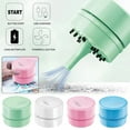 thumbnail image 1 of Vaidha Desktop Vacuum Cleaner Student Handheld Rubber Keyboard Suctio Portable USB Charging Large Suction Cleaning, 1 of 2