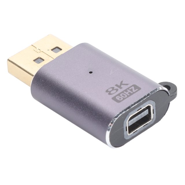 Adaptador DisplayPort A Mini DisplayPort, 2 Uds., Plug And Play, 8K, 2 Vías, Macho A Mini Hembra, Adaptador Para Juegos