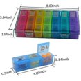 thumbnail image 3 of Weekly Pill Organizer 3 Times A Day, Pill Holder Box 7 Day, Daily Pill Organizer Case For Vitamins/fish Oils/supplements, 3 of 3