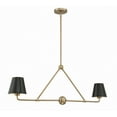 thumbnail image 5 of XAV-B9302-VG Crystorama Lighting Xavier - 2 Light Chandelier In Modern Style-15 Inches Tall and 42 Inches Wide-Vibrant Gold Finish, 5 of 8