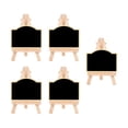 thumbnail image 3 of Abbracc 5 Pcs Tableau Noir avec Chevalet Support Étiquette de Message de Mariage Mini Arqué, 3 of 9