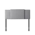 thumbnail image 3 of CorLiving Mia 3-in-1 Expandable Panel Padded Fabric Headboard with Nail Head Trim, 3 of 8