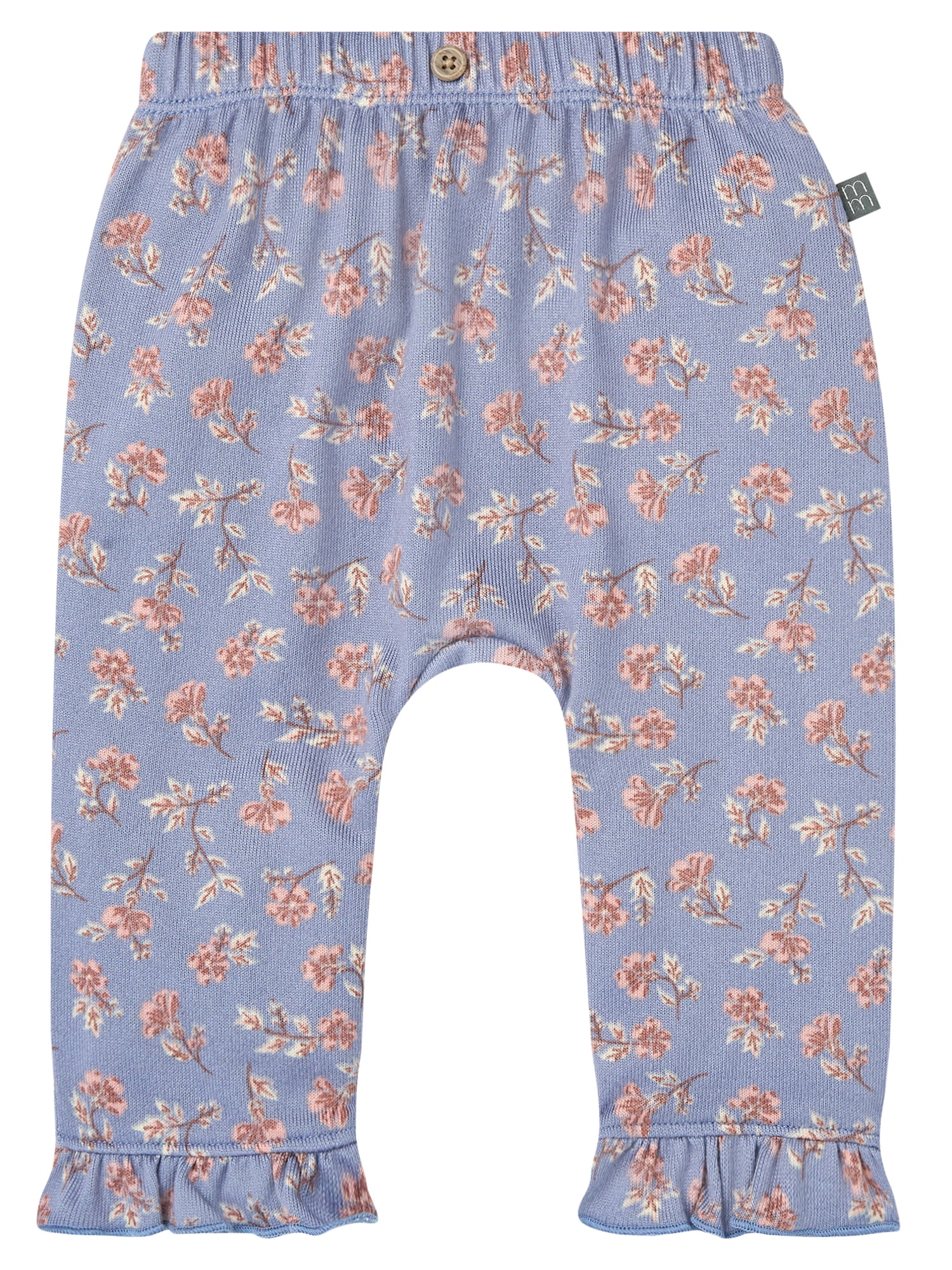 Modern Moments by Gerber Baby Girl Ruffle Bib Top and Pant Outfit Set, 2-Piece, Sizes 0/3 Months - 24 Months