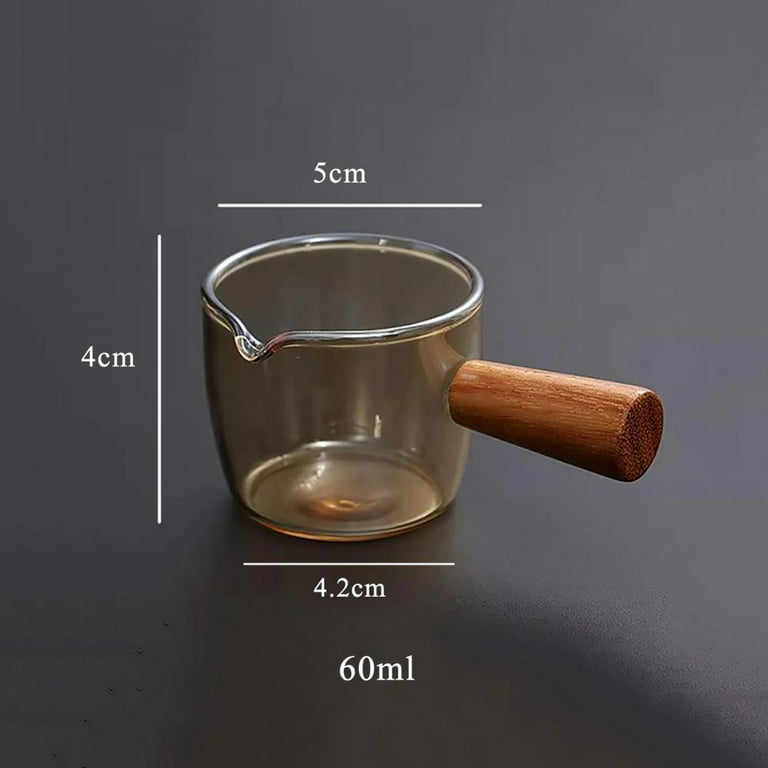Fox Run Brands 4-Ounce Mini Shot Glass Measuring Cup, 4 oz, Clear