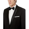 thumbnail image 2 of Adam Baker Men's Slim Fit One Button Satin Shawl Collar Tuxedo Suit Set - Colors, 2 of 6