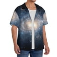 thumbnail image 2 of Kdxio Men's Hawaiian Shirt for Men Short Sleeve Shirt The Galaxy Summer Casual Holiday Beach Button Down T-Shirts, 2 of 5