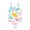 White, variant on YunPes Print Swimsuits for Girls Sleeveless Bodysuit Quick Dry Lightweight Swimwear Summer Beach Pool Bathing Suits for Kids 5-16 Years