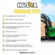thumbnail image 2 of Excavadora a control remoto RC Huina 1558 verde Metal 1:18 Enyz Huina 11 canales 2.4Ghz Rc de construcción Retroexcavadora, 2 of 9