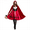 Red, variant on IBTOM CASTLE Women's Little Red Riding Hood Costume Halloween Christmas Party Dress up with Hooded Cloak Velvet Cape for Photo Prop M Red