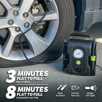 Slime Multi-Purpose 12V Tire Inflator for Cars, Trucks, Bikes and More- 40066