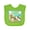 Apple Green, variant on Inktastic I'm One Farm Animals Wearing Birthday Party Hats Boys or Girls Baby Bib