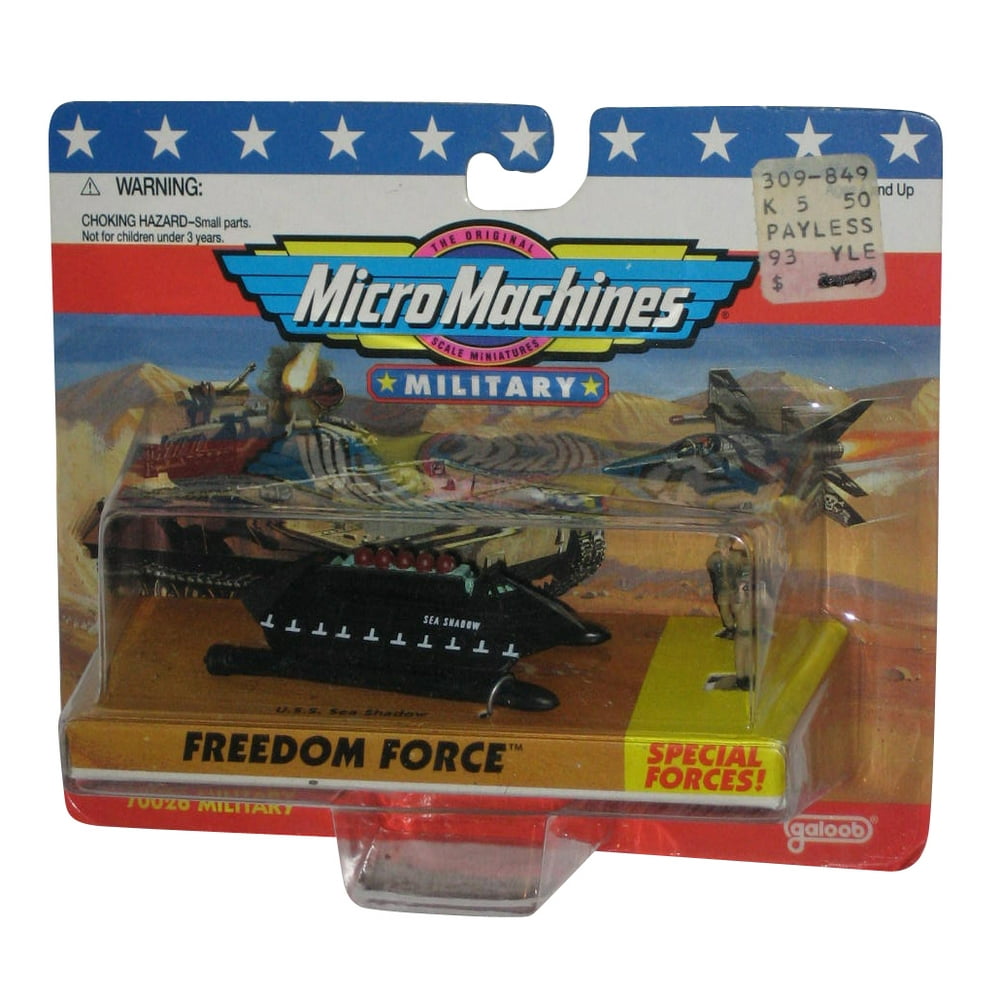 Micro Machines Military Freedom Force Special Forces Sea Shadow Stealth