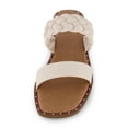 thumbnail image 3 of CUSHIONAIRE Women's Varro Braided Slide Sandal +Memory Foam, 3 of 5