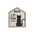 thumbnail image 1 of Framed House Shape Cat Sign, 1 of 4