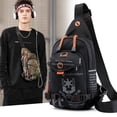 thumbnail image 3 of Bolso de pecho de moda para hombre, mochila cruzada multifuncional para exteriores, bolso de hombro deportivo, 3 of 6