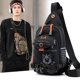 thumbnail image 3 of Bolso de pecho de moda para hombre, mochila cruzada multifuncional para exteriores, bolso de hombro deportivo, 3 of 6