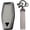 3 Button Grey, variant on Key Fob Cover Compatible with Mitsubishi Outlander PHEV Pajero Sport L200 Delica Mini eK Colt Leather 3 Button 2025-2026 Keychain Case Holder Protector,2 Button Black