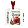 thumbnail image 6 of Christmas Cash Gift Ornament, Acrylic Money Holder with Vintage Christmas Truck Design for Xmas Tree Decor, 6 of 6