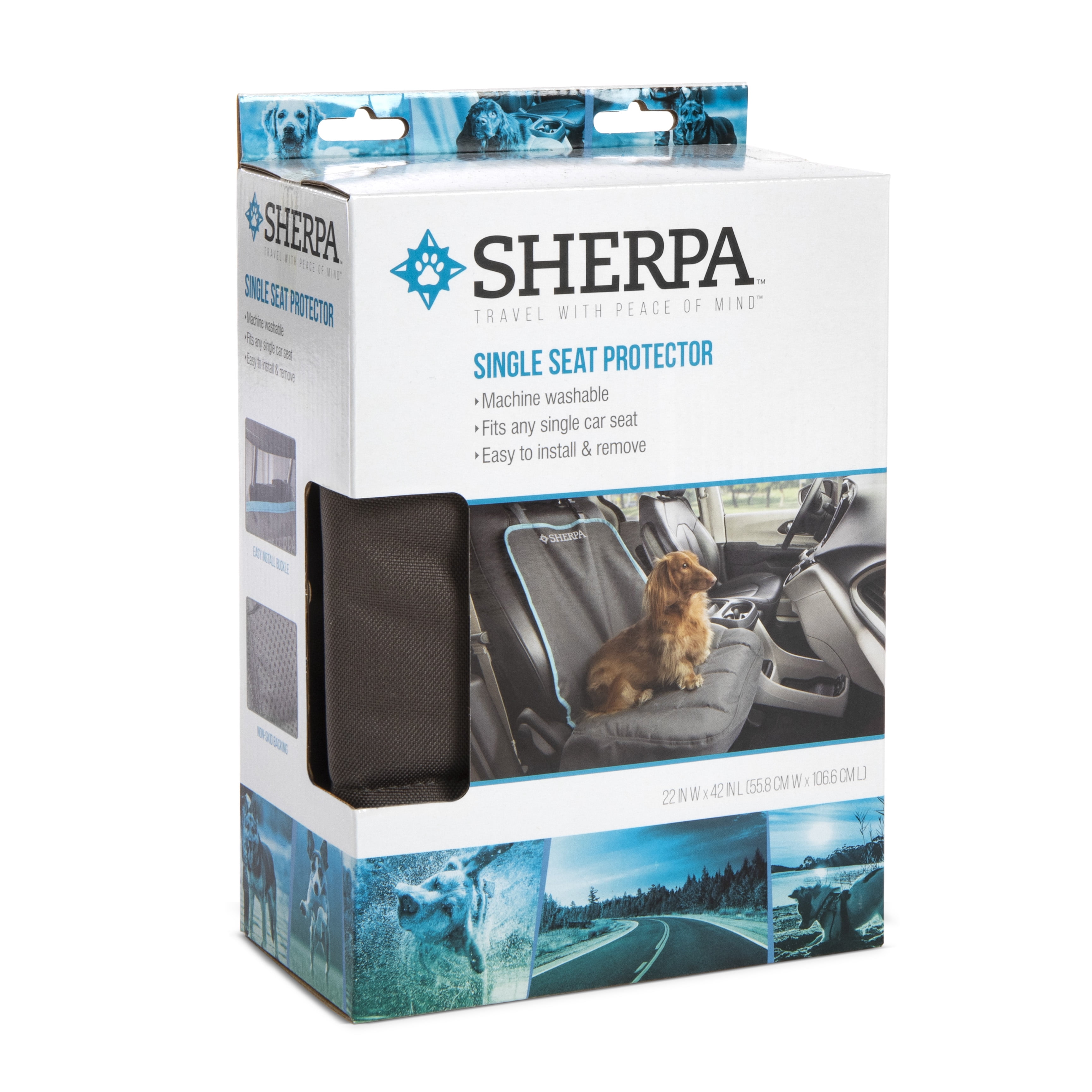 Sherpa Single Car Seat Cover, Gray - Walmart.com - Walmart.com