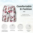 thumbnail image 6 of Picia Cherry Blossoms pattern Mens Swim Trunks with Compression Liner Stretch Beach Shorts Quick Dry with Zipper Pockets No-Chafing Board Shorts-XX-Large, 6 of 9