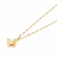 thumbnail image 3 of Elarith Pendentif Papillon en Or pour Femmes Simple Ajustable Pendentif Nœud Collier Bijou, 3 of 7