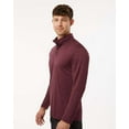 thumbnail image 2 of AllPro 4HM700 Performance Mélange Quarter-Zip Pullover-Maroon Melange-3XL, 2 of 6