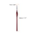 thumbnail image 2 of Pintura Pinceles 7mm Puntiaguda Punta 182mm Longitud Nylon Pelo Detallado Pintura Pincel para Acuarela Óleo Acrílica Pintura(000#), Rojo, 2 of 7
