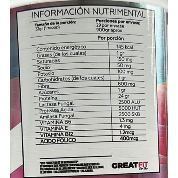 Proteína Hidrolizada Fantasy Para Mujer 43 Supplements 1.5KG
