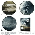 thumbnail image 3 of Designart "Storms of Tornadoes" Landscape & Nature Floater Framed Canvas Print, 3 of 7