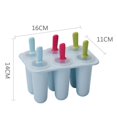 thumbnail image 4 of Moules à Crème Glacée 6 Cavités Moules à Crème Glacée en Silicone Moules à Popsicle pour Outils DIY, 4 of 9