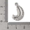 thumbnail image 3 of Non-Tarnish 304 Stainless Steel Pendants Feather Charms Stainless Steel color 24x15x2mm Hole: 1.6mm 304 Stainless Steel, 3 of 3