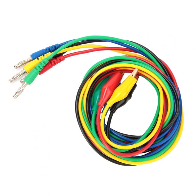 Banana Connector Adaptor,p1042 4mm Banana Plug Bananato Aligator Adaptor Banana Cable World-Class Design