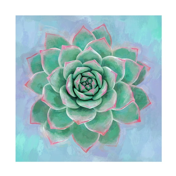 Cora Niele 'Succulent Painting' Canvas Art