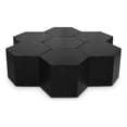 thumbnail image 1 of Meridian Furniture Table Basse en Bois de Chêne Noir 7 Pcs, 1 of 6