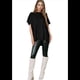thumbnail image 2 of Suéter Holgado de Corta con Hombros Caídos para Mujer, Color Negro, Talla M, 2 of 9