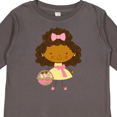thumbnail image 4 of Inktastic Easter African American Girl Girls Long Sleeve Toddler T-Shirt, 4 of 5