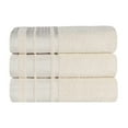 thumbnail image 2 of BNM Cotton Bath Towel Set of 3, Ivory, 2 of 11
