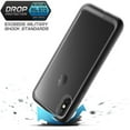 thumbnail image 4 of SUPCASE iPhone X Case, Unicorn Beetle Style Premium Hybrid Protective Clear Case, Black, 4 of 6