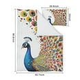 thumbnail image 5 of Colorful Peacock Duvet Cover and Pillowcase Set for Single Bedding, Bedroom Accessories for Kids Teens, 5 of 5