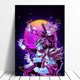 thumbnail image 2 of Cuadro Decorativo Goku Dragon Ball Vaporwave Canvas Listo Para Colgar 35x55cm Jungle Art Impresion Tela Arte, 2 of 6