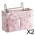 thumbnail image 1 of 2xBedside Impermeable Con Múltiples Bolsillos Para Dormitorio , Sofá De Viaje, Color Rosa, 1 of 3