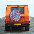 thumbnail image 6 of Gukieu Cute Nautical Print Car Tire Cover, Adjustable Waterproof and Dustproof Tire Protection Cover, Suitable for SUV, Truck, Van-15 inch, 6 of 6